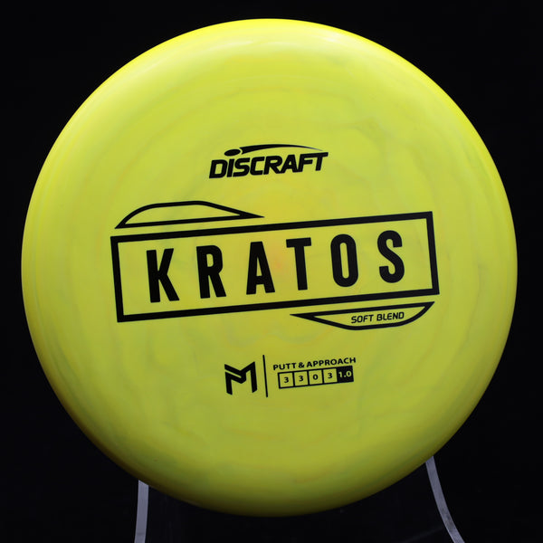 Discraft - Kratos - Soft Blend - Putt & Approach YELLOW BLACK 173 Discraft KRATOS paul Paul Mcbeth