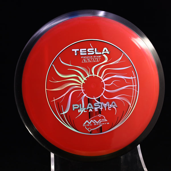 MVP - Tesla - Plasma - Distance Driver 170-175 RED 172 control driver distance Distance Driver Driver MVP MVP Disc Sports mvpdiscsport Plasma plasma plastic tesla