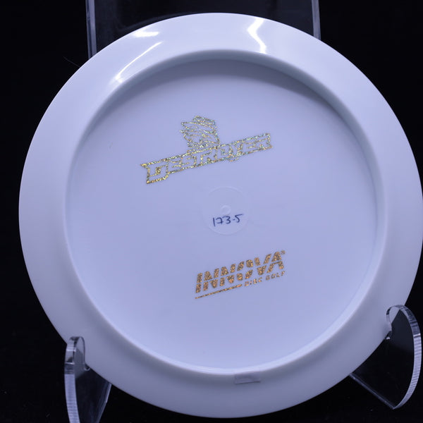 Innova - Destroyer - Star - Blank White for Dye WHITE GOLD SCRATCHES 175 BLANK destroyer distance driver driver innova innova champion innova champion discs star