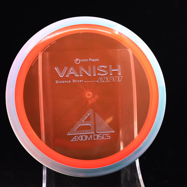 Axiom - Vanish - Proton - Distance Driver 160-164 21 ORANGE 160 axiom Disc Golf disc golf discs disc golf discs for sale discs Distance Driver Driver high speed driver mvp mvp disc sports proton vanish