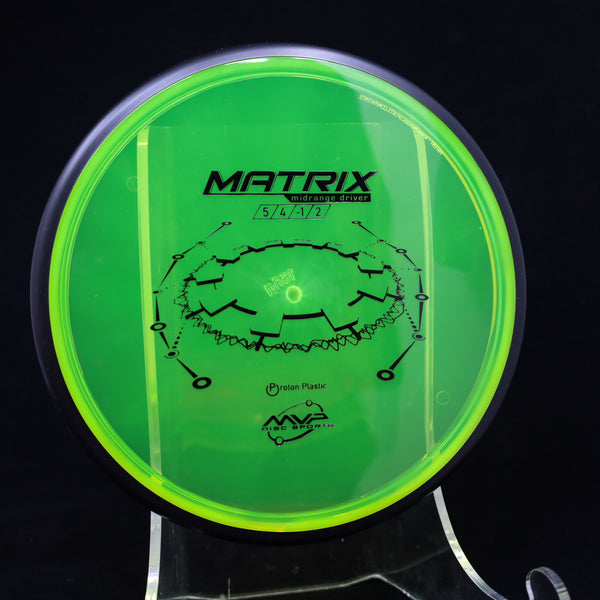 MVP - Matrix - Proton - Midrange 165-169 GREEN 168 matris matrix midragne midrange midrange driver MVP MVP Disc Sports neutron