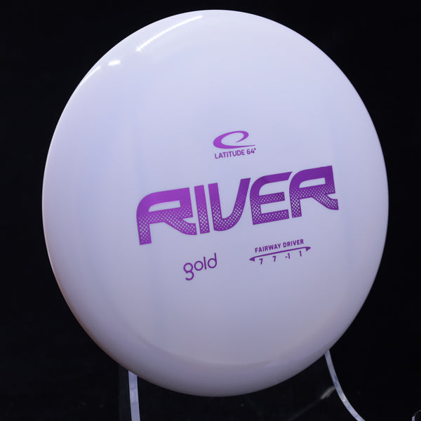 Latitude 64 - River - Gold - Fairway Driver WHITE PINK 176 64 latitude mid Mid-Range mid-range-midrange midrange opto river stable sweden swedish Trilogy understable