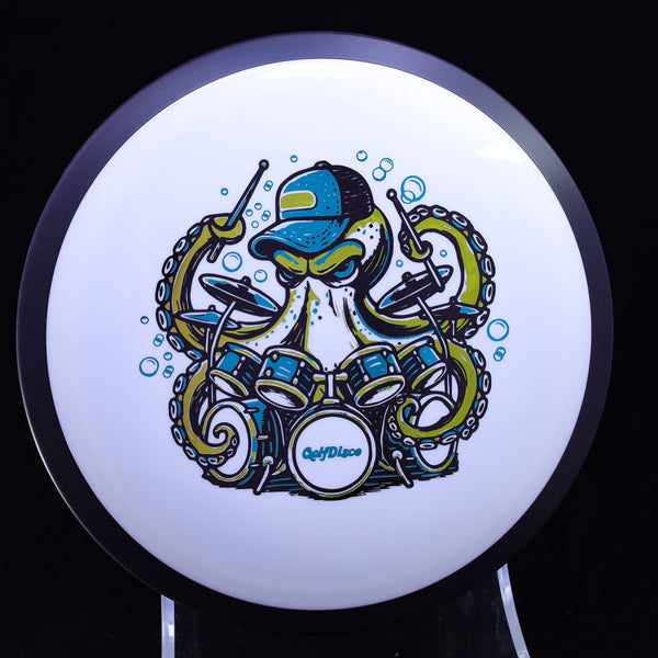 MVP Neutron Trail - GolfDisco Originals "Otto" 16 WHITE 173 custom stamps Disc Golf GOLFDISCO ORIGINALS James MVP mvp neutron trail mvp trail octopus otto trail disc