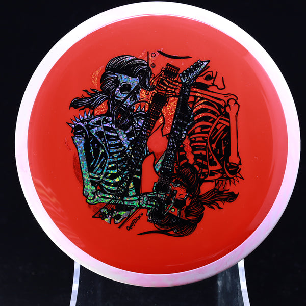 MISPRINTS - Axiom Neutron Insanity - GolfDisco Originals "Rock N' Roller" 1 RED 173 GOLFDISCO ORIGINALS misprint misprints skeleton skeleton stamp skeleton stampmusic stamp skeletons