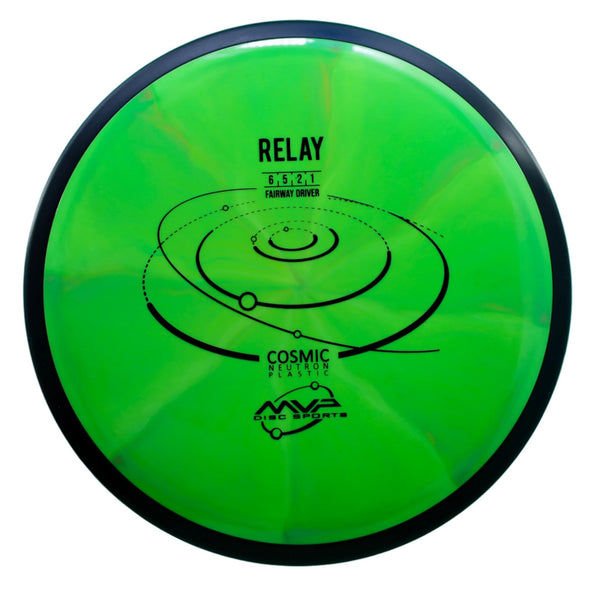 MVP - Relay - Cosmic Neutron - Fairway Driver 160-164 4 GREEN 161 Beginner Friendly cosmic Fairway Fairway Driver Gyro MVP MVP Disc Sports neutron relay understable