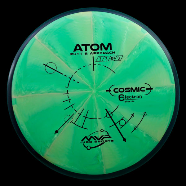 MVP - Atom - Cosmic Electron - Putt & Approach 165-169 3 GREEN 168 atom gyro mvp MVP Disc Sports Putt and Approach Putter Putting