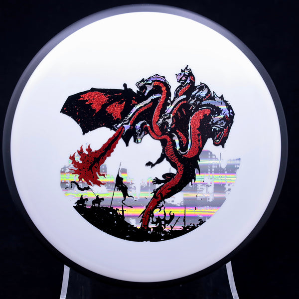 MVP - Detour - Neutron - GolfDisco Original "THE DRAGON" 22 WHITE 166 7 headed dragon custom stamp detour dragon evil dragon GOLFDISCO ORIGINALS James Conrad special edition the dragon triple foil