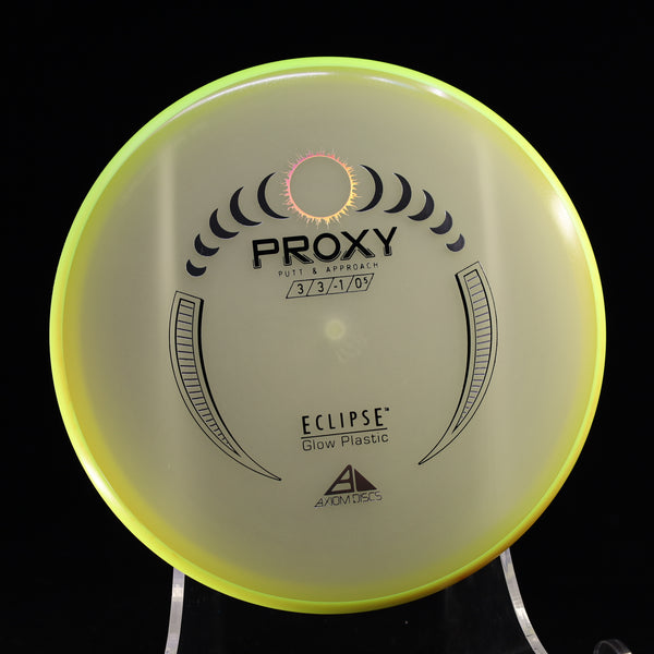 Axiom - Proxy - Eclipse GLOW - Putt & Approach 170-175 5 YELLOW 172 approach Axiom axiom discs axiom neutron Disc Golf disc golf discs disc golf discs for sale discs ecliopse MVP nuetron proxy put putt and approach