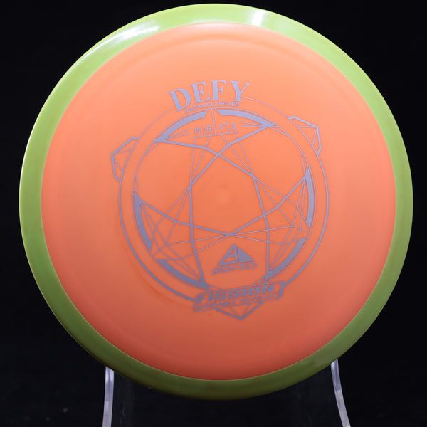 Axiom - Defy - Fission - Distance Driver 165-169 6 ORANGE GREEN 167 Axiom Axiom discs axiom fission defy defy Fission fission defy