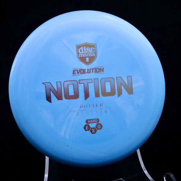 Discmania - Notion - Hard EXO - Putt & Approach 5 BLUE SILVER 173 EVOLUTION hard exo notion Notion Putter