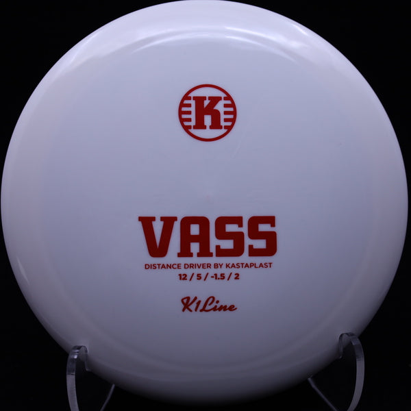 Kastaplast - Vass - K1 - Distance Driver WHITE RED Distance Driver kastaplast vass