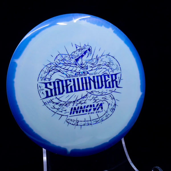 Innova - Sidewinder - HALO Star - Distance Driver BLUE-WHITE BLUE 171 halo halo sidewinder halo sidewinder disc Halo Star halo star sidewinder innova innova champion innova champion discs innova halo innova halo discs innova halo plastic innova halo sidewinder innova halo star sidewinder innova star halo sidewinder