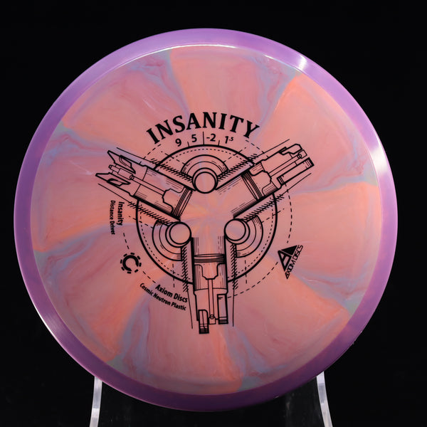 Axiom - Insanity - Cosmic Neutron - Distance Driver 170-175 4 CORAL VIOLET 173 Axiom Axiom discs axiom neutron cosmic Disc Golf disc golf discs disc golf discs for sale discs Driver insanity MVP MVP Disc Sports neutron Stable Understable