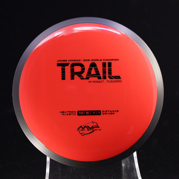 MVP - Trail - Neutron - James Conrad Line Distance Driver 165-169 34 RED 165 James Conrad Line MVP MVP Disc Sports MVP Neutron MVP Trail release date neutron