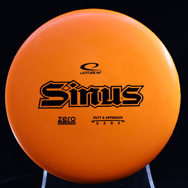 Latitude 64 - SINUS - Zero MEDIUM - Putt & Approach 1 ORANGE BLACK 173 latitude Latitude 64 put putt Putt and Approach Putter Putting sinus Trilogy Zero