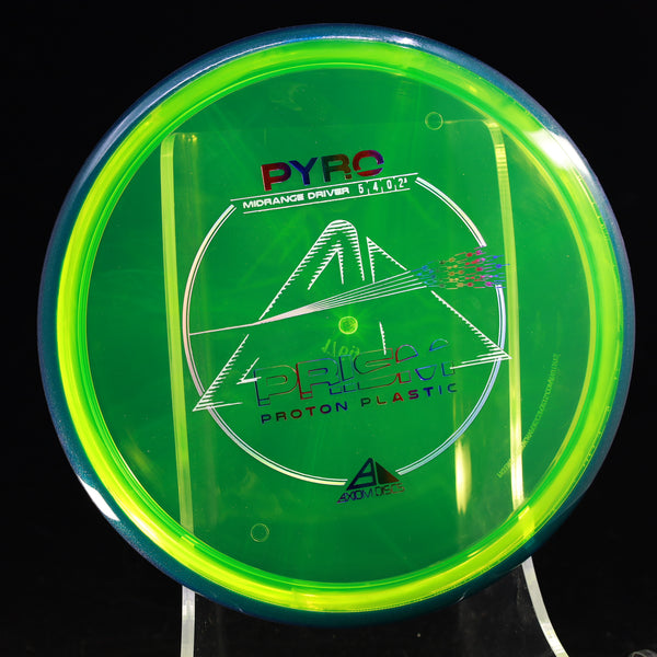 Axiom - Pyro - Proton Plastic - Midrange Driver 176-179 GREEN BLUE 176 axiom Disc Golf disc golf discs disc golf discs for sale discs mid mid-range midrange midrange driver mvp piro proton pyro