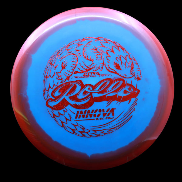 Innova - Rollo - Halo - Midrange 3 RED-BLUE RED 180 Beginner Friendly halo disc golf halo innova discs Halo Star halo star rollo innova innova halo innova halo discs innova halo plastic innova halo star innova star halo mid mid range midrange Midrange Discs Rollo