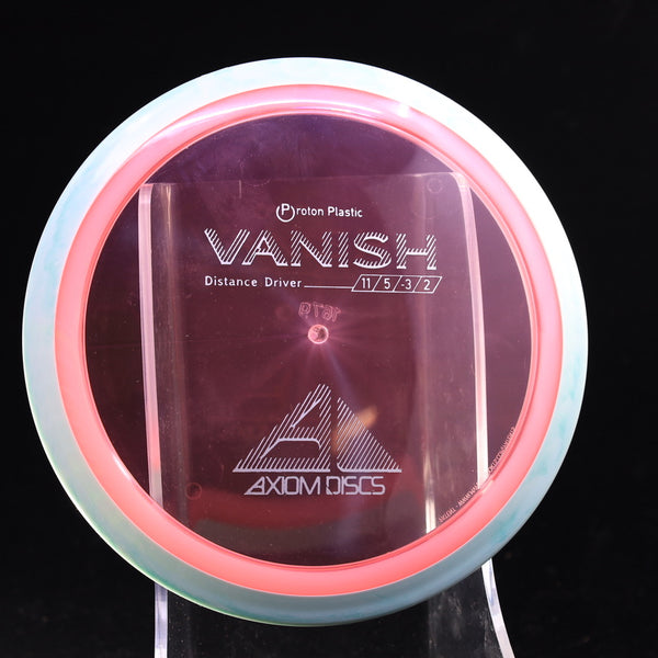 Axiom - Vanish - Proton - Distance Driver 165-169 12 PINK WHITE 167 axiom Disc Golf disc golf discs disc golf discs for sale discs Distance Driver Driver high speed driver mvp mvp disc sports proton vanish