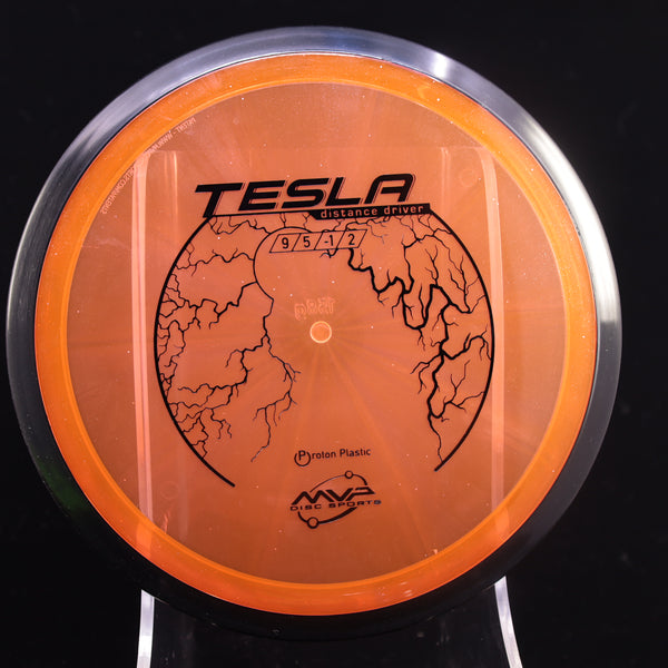 MVP - Tesla - Proton - Distance Driver 155-159 20 ORANGE 158 control driver distance Distance Driver Driver MVP MVP Disc Sports mvpdiscsport neutron tesla