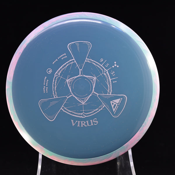 Axiom - Virus - Neutron - Distance Driver 165-169 21 STEEL BLUE THISTLE 166 AXIOM Disc Golf disc golf discs disc golf discs for sale discs distance Distance Driver MVP NEUTRON understable VIRUS