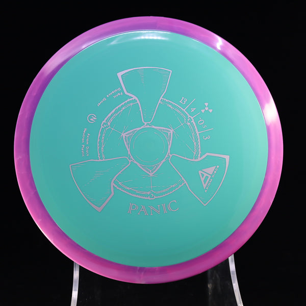 Axiom - Panic - Neutron - Distance Driver 170-175 2 SEA GREEN VIOLET 174 Axiom Axiom discs axiom neutron Disc Golf disc golf discs disc golf discs for sale discs Distance Driver Driver high speed driver MVP MVP Disc Sports Neutron Oanic Panic