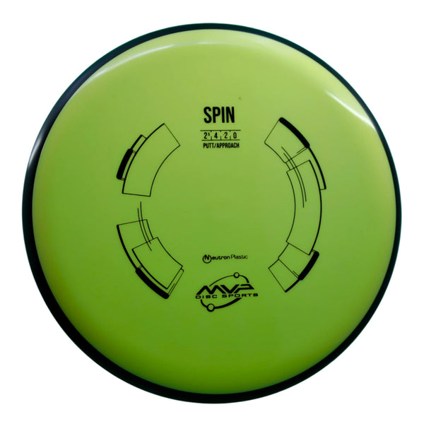 MVP - Spin - Neutron - Putt & Approach 9 YELLOW 166 Beginner Friendly Electron Gyro MVP MVP Disc Sports neutron Putt and Approach Putter Putting Spin