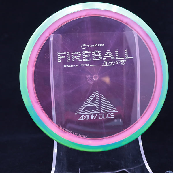 Axiom - Fireball - Proton - Distance Driver 160-164 PINK GREEN-BLUE 161 axiom disc golf discs disc golf discs for sale discs fireball flick mvp neutron overstable proton Utility z