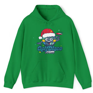 Hooded Sweatshirt - "GolfDisco christmas" Hoodie -Unisex - Heavy Blend disc golf christmas DISC GOLF HOODIE DISC GOLF PULLOVER DISC GOLF SEATER DISC GOLF SWEATSHIRT disco ball DTG golf disco christmas GOLFDISCO GOLFDISCO LOGO GOLFDISCO.COM Hoodies Men's Clothing MYLOGO Regular fit Unisex Women's Clothing