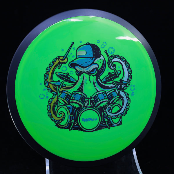 MVP Neutron Trail - GolfDisco Originals "Otto" 13 GREEN 174 custom stamps Disc Golf GOLFDISCO ORIGINALS James MVP mvp neutron trail mvp trail octopus otto trail disc