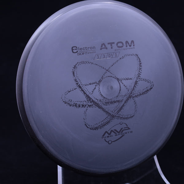 MVP - Atom - Electron (Soft) - Putt & Approach 170-175 BLACK 174 atom Disc Golf gyro mvp MVP Disc Sports Putt and Approach Putter Putting