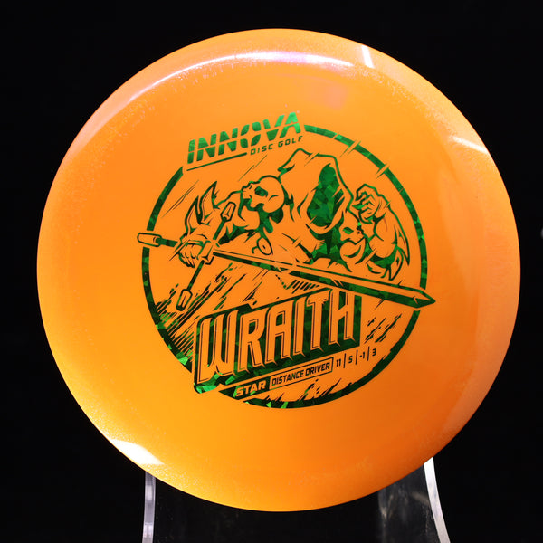 Innova - Wraith - Star - Distance Driver ORANGE GREEN SHARDS 163 climo Distance Driver Driver Headwind Driver high speed driver Innova innova champion ken climo star wraith