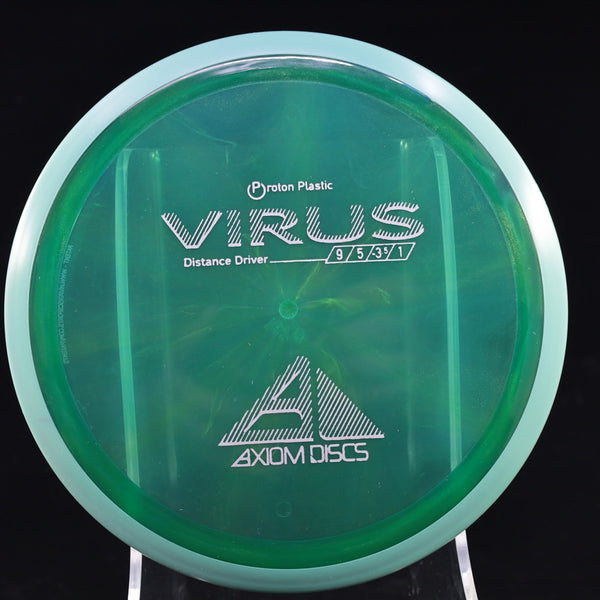 Axiom - Virus - Proton - Distance Driver 165-169 11 GREEN GREEN 167 AXIOM Disc Golf disc golf discs disc golf discs for sale discs distance Distance Driver MVP proton understable VIRUS