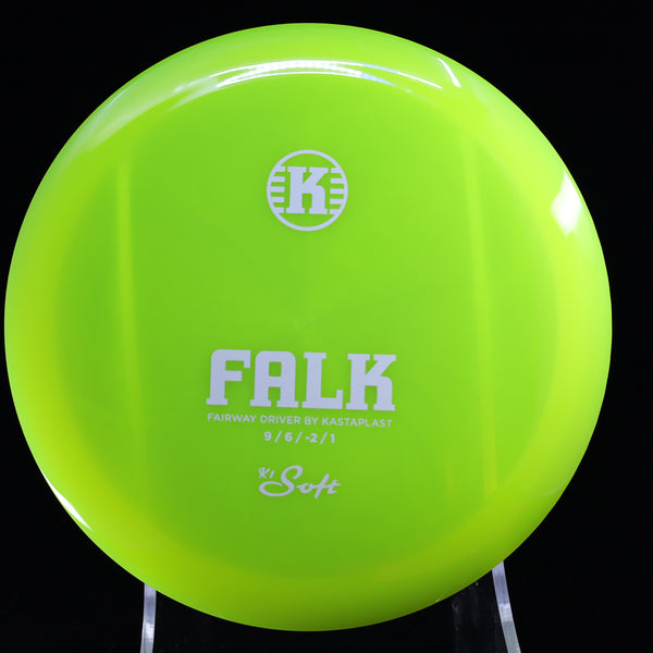 Kastaplast - Falk - K1 SOFT - Fairway Driver YELLOW NEON WHITE 175 fairway driver falk kasta Kastaplast soft