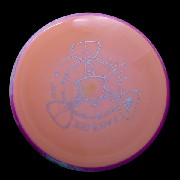 Axiom - ENVY - SOFT NEUTRON - Putt & Approach 170-175 6 ORANGE PINK 172 Axiom Axiom discs axiom neutron disc golf discs disc golf discs for sale discs envy Gyro gyronauts James Conrad MVP Disc Sports neutron soft z