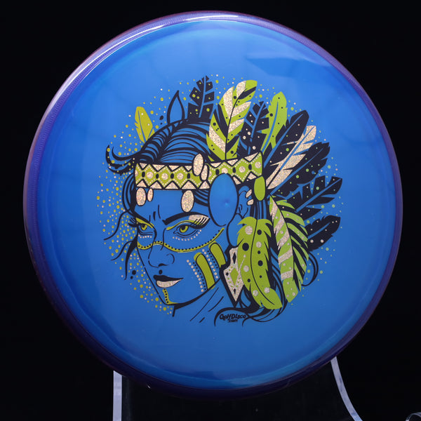 Axiom - Pyro - Prism Plasma - GolfDisco Original "Hurit" 20 D BLUE 176 Axiom discs axiom prism axiom prism plasma pyro axiom prism plasma pyro midrange golf disc HURIT Prism Plasma prism plasma pyro pyro