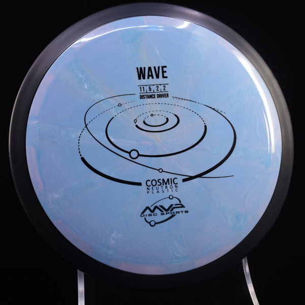 MVP - Wave - Cosmic Neutron - Distance Driver 155-159 19 BLUE 158 cosmic Distance Driver Driver MVP MVP Disc Sports neutron stable understable wave