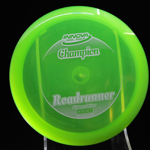 Innova - Roadrunner - Champion - Distance Driver NEON GREEN WHITE 170 barsby Beginner Friendly champion distance Distance Driver Driver greg gregg innova innova champion innova champion discs roadrunner understable