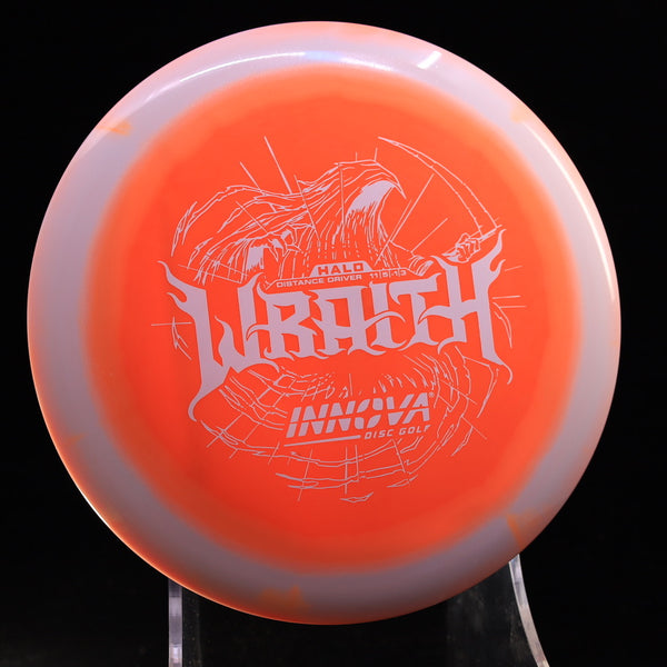 Innova - Wraith - Halo Star 17 WHITE ORANGE 163 halo halo disc golf halo innova discs Halo Star innova halo innova halo discs innova halo plastic innova halo star innova star halo