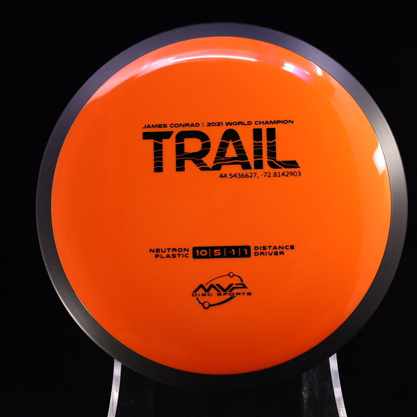 MVP - Trail - Neutron - James Conrad Line Distance Driver 165-169 79 ORANGE 167 James Conrad Line MVP MVP Disc Sports MVP Neutron MVP Trail release date neutron