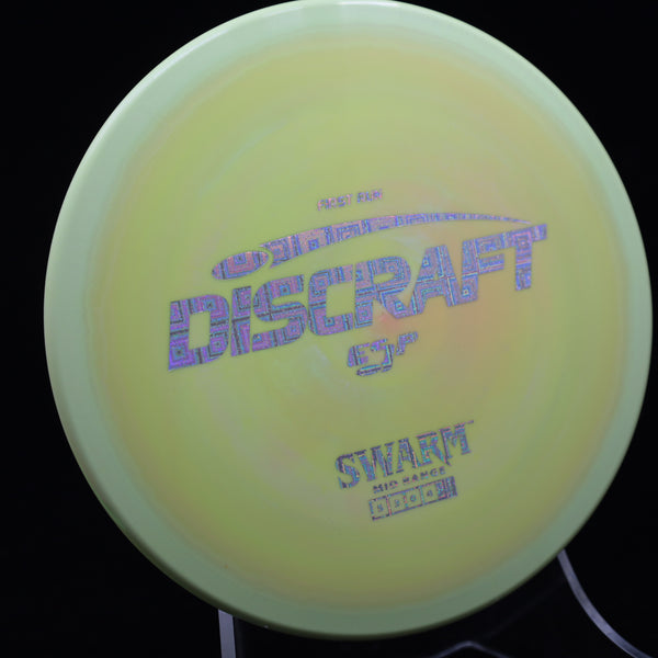 Discraft - Swarm - ESP - First Run Midrange YELLOW SILVER 172 APPROACH PUTTER Discraft Driving putter elite z FLX lts mid range midrange Midrange Discs midrange driver putt putt & Approach