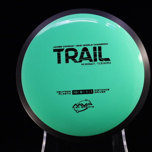 MVP - Trail - Neutron - James Conrad Line Distance Driver 165-169 84 AQUA GREEN 168 James Conrad Line MVP MVP Disc Sports MVP Neutron MVP Trail release date neutron