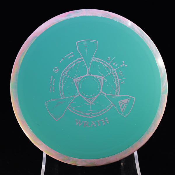 Axiom - Wrath - Neutron - Distance Driver 170-175 4 SEA GREEN VIOLET 175 Axiom Axiom discs axiom neutron Disc Golf disc golf discs disc golf discs for sale discs distance Distance Driver Gyro gyronauts Stable wrath