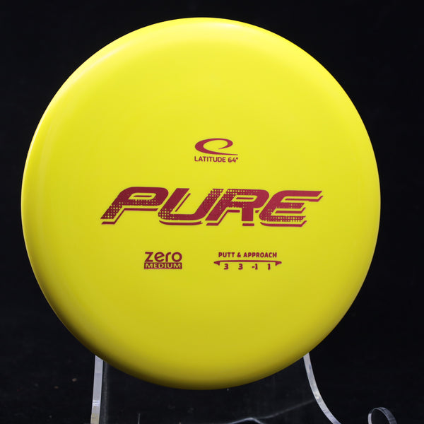 Latitude 64 - Pure - ZERO MEDIUM - Putt & Approach YELLOW RED 173 64 APPROACH PUTTER burst Driving putter eco latitude pure Putt and Approach Putter Putter Pocket Putting retro zero