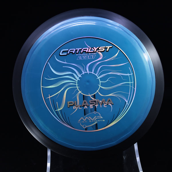 MVP - Catalyst - Plasma - Distance Driver 170-175 9 LIGHT BLUE 172 catalyst Disc Golf distance driver gyro MVP MVP Disc Sports Plasma plasma plastic