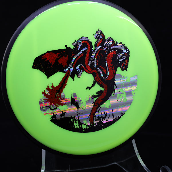 MVP - Detour - Neutron - GolfDisco Original "THE DRAGON" 7 headed dragon custom stamp detour dragon evil dragon GOLFDISCO ORIGINALS James Conrad special edition the dragon triple foil