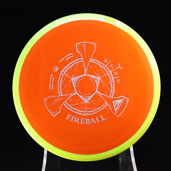 Axiom - Fireball - Neutron - Distance Driver 160-164 11 ORANGE YELLOW 156 axiom disc golf discs disc golf discs for sale discs fireball flick mvp neutron overstable Utility z