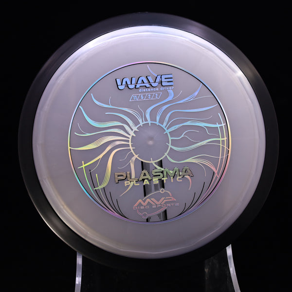 MVP - Wave - Plasma Plastic - Distance Driver 155-159 WHITE 159 cosmic Distance Driver Driver MVP MVP Disc Sports neutron Plasma plasma plastic stable understable wave