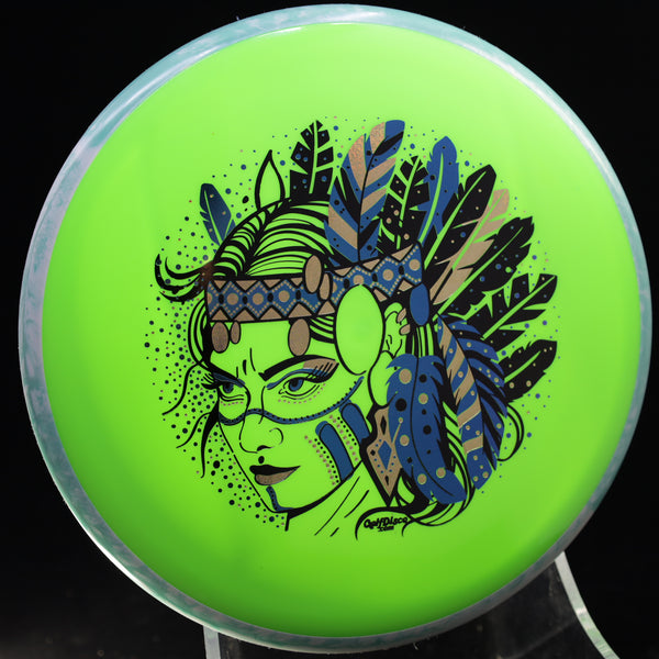 Axiom - Hex - Neutron - GolfDisco Originals "Hurit" 16 GREEN 176 axiom Disc Golf disc golf discs disc golf discs for sale discs GOLFDISCO ORIGINALS hex HURIT mid Mid-Range midrange midrange driver mvp Neutron stable straigh swirly understablem