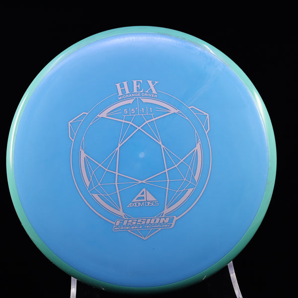 Axiom - Hex - Fission - Midrange 175-180 12 BLUE MINT 177 axiom Disc Golf disc golf discs disc golf discs for sale discs hex march newsletter mid Mid-Range midrange midrange driver mvp Neutron stable straigh swirly understablem