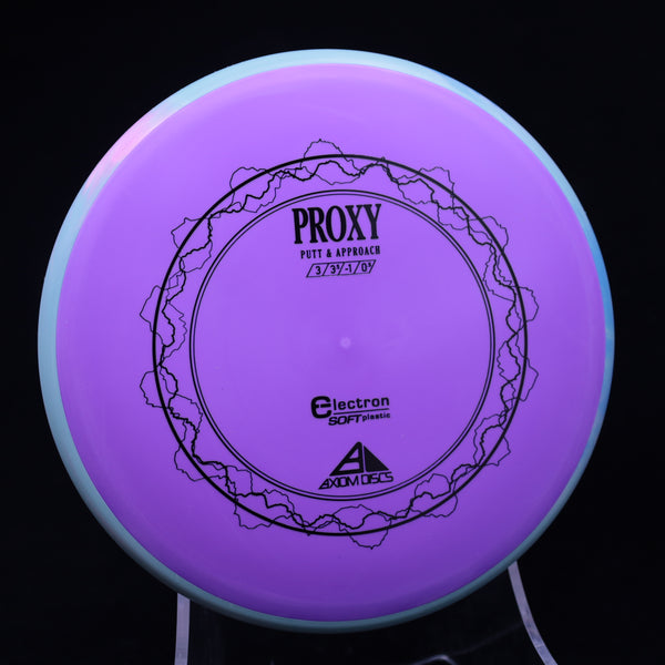 Axiom - Proxy - Electron SOFT - Putt & Approach 170-175 PURPLE TEAL 174 APPROACH PUTTER axiom cosmic Disc Golf disc golf discs disc golf discs for sale discs Driving putter electron mvp proxy putt Putt and Approach Putter Pocket Putting